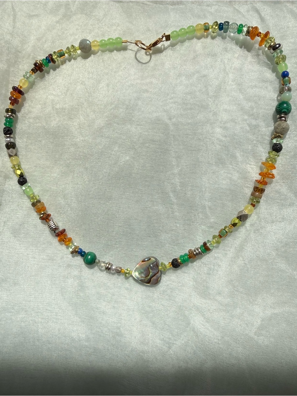 handmade beaded necklace